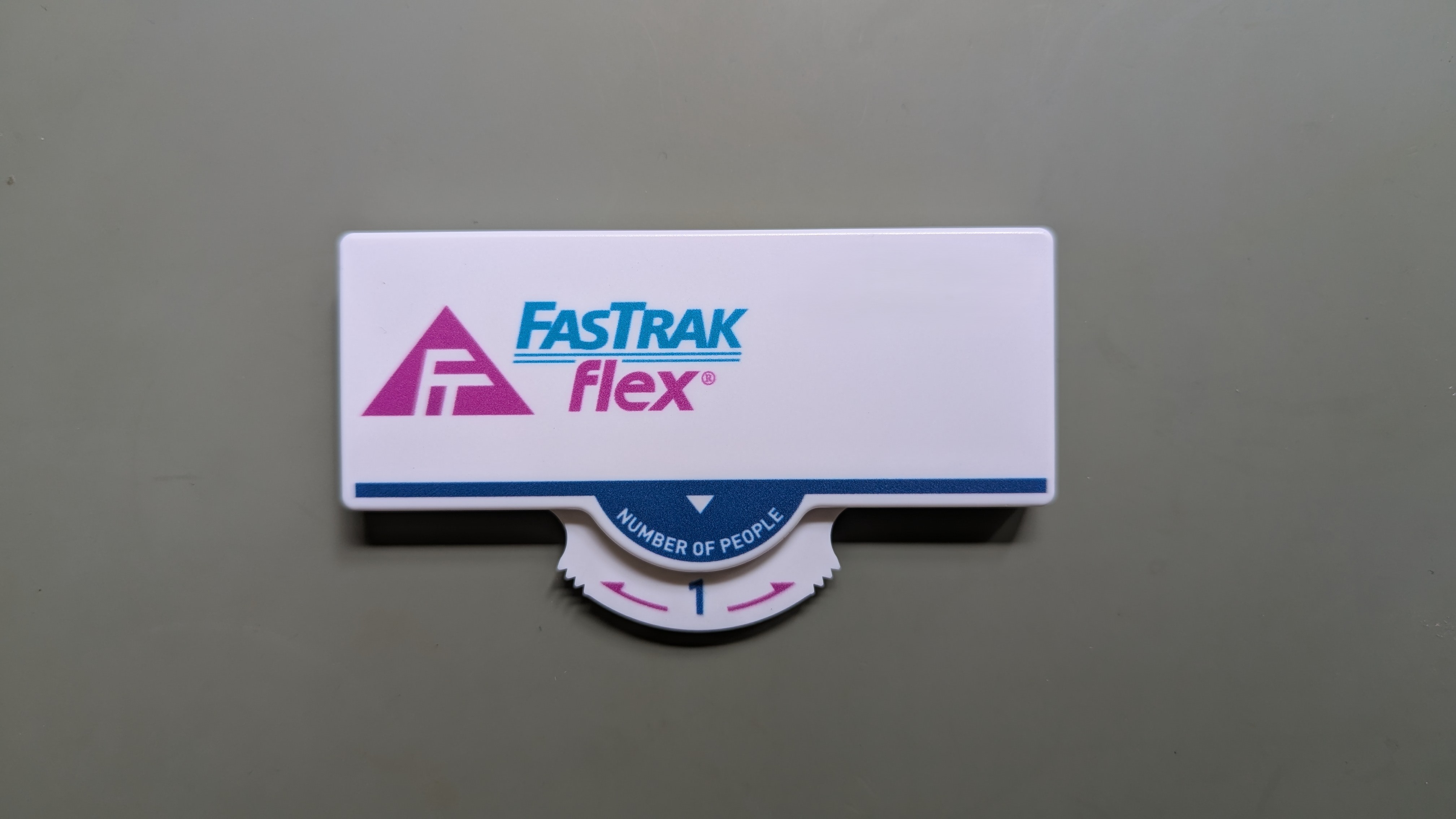 The new toll tag position 1